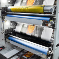 High speed professional aluminum foil printer roll to roll printer plastic label tow color printing machine